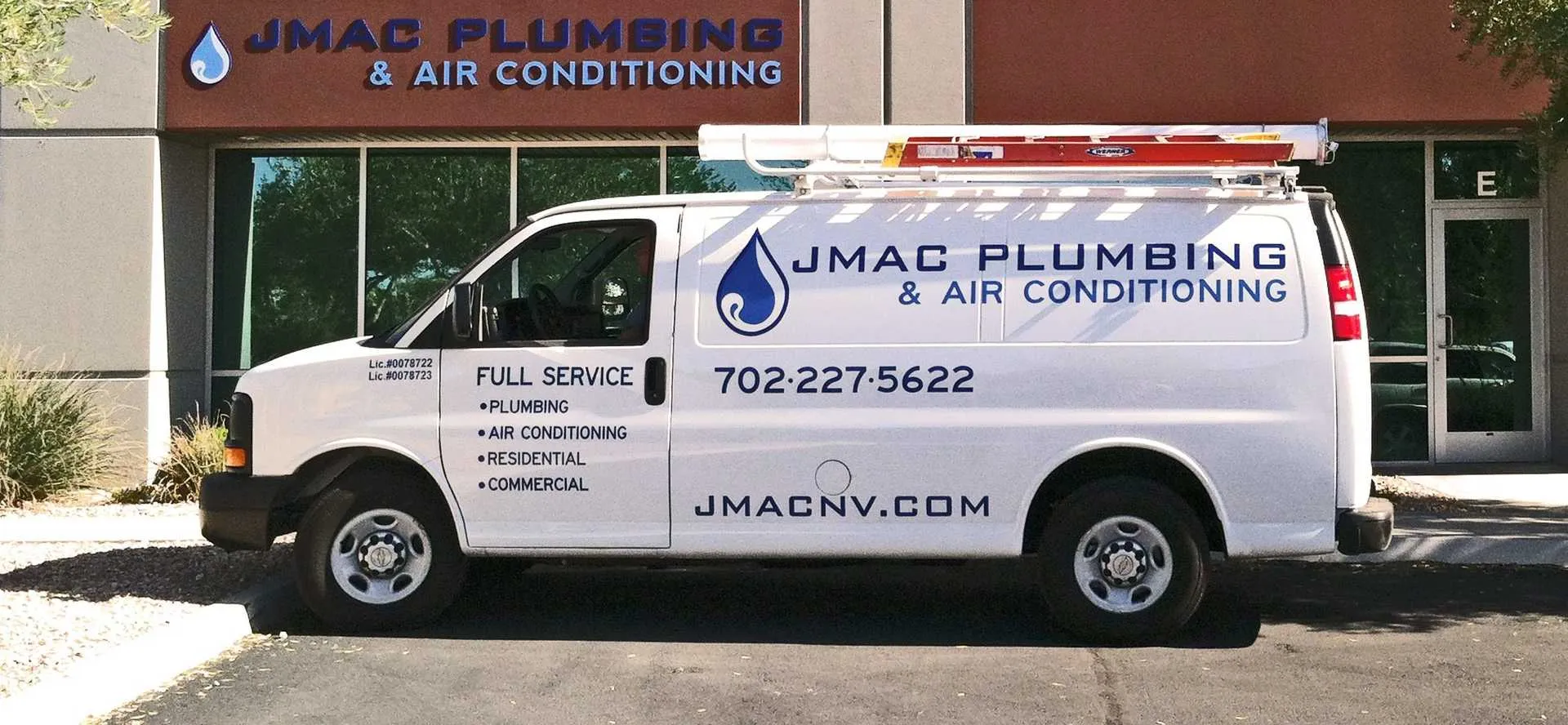 JMAC service truck in Las Vegas